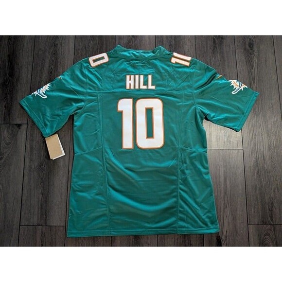 NFL Other - Tyreek Hill New V Neck 2024 Miami Dolphins Aqua Football Jersey Large